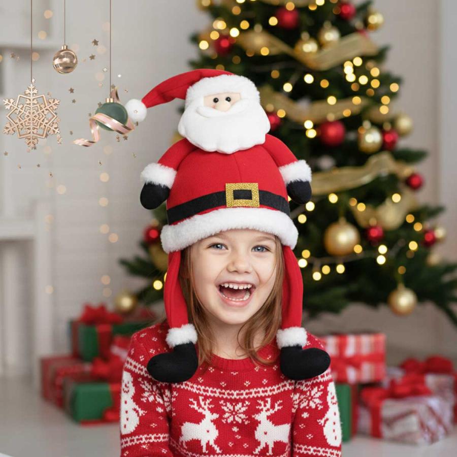 クリスマス 帽子 サンタ おもしろ 被り物 : いいひ - 通販 - Yahoo