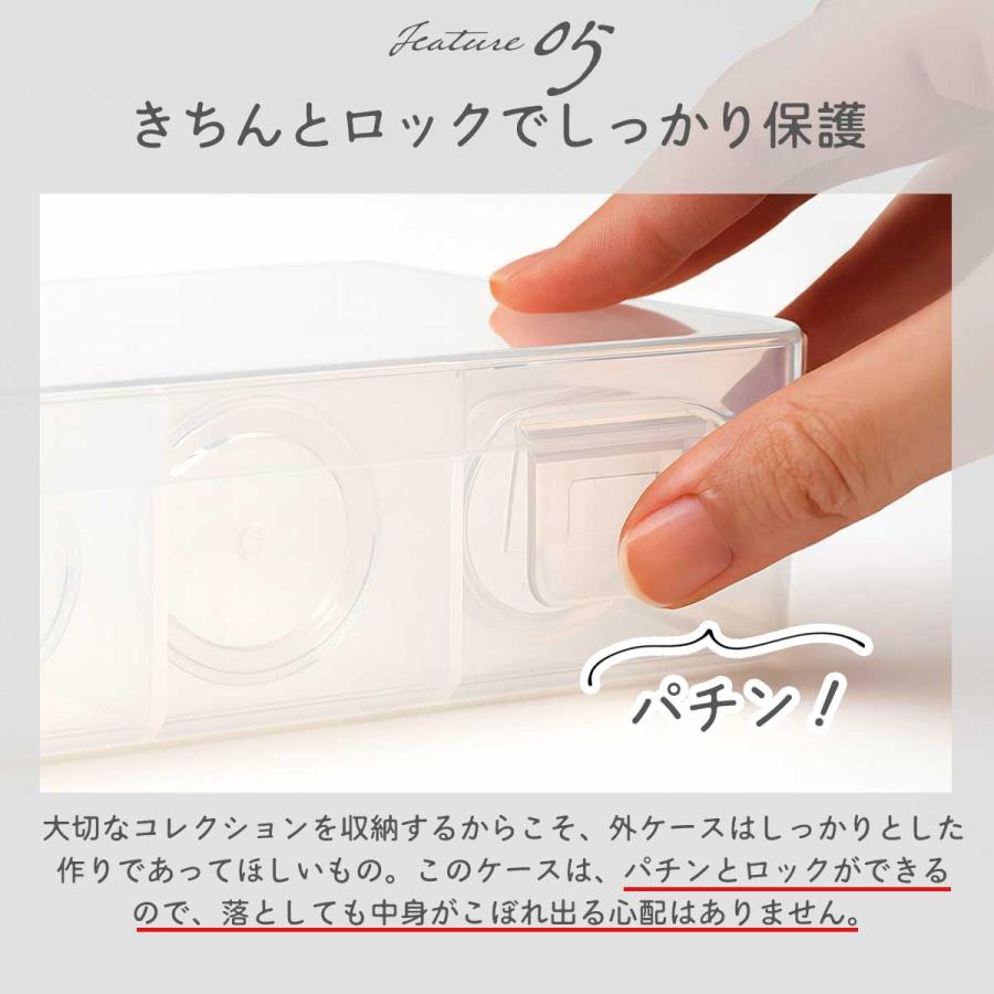 収納ボックス 銀テープ ディスプレイ コレクションケース 24個入り