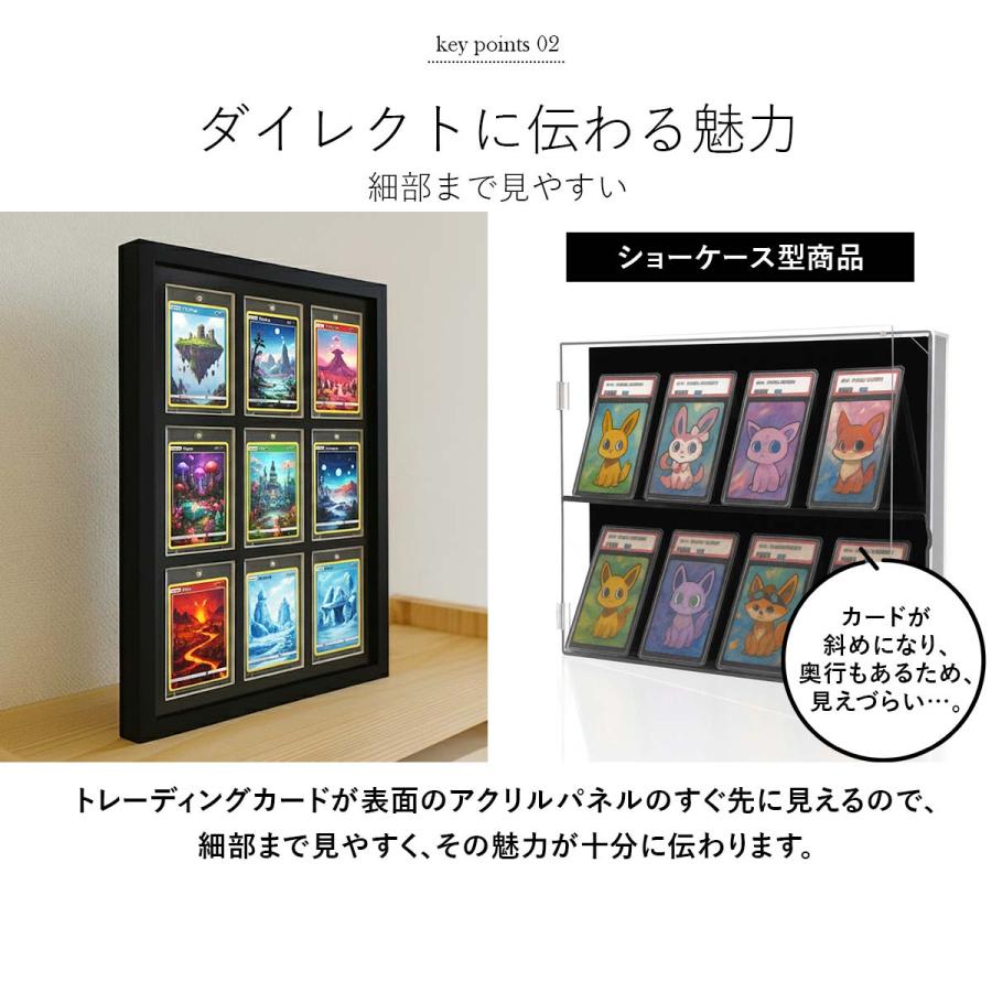 トレーディングカード 収納 トレカ ケース ポケカ 保管 ディスプレイ