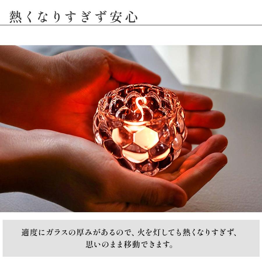 4種類 セット キャンドルホルダー ガラス キャンドルスタンド おしゃれ