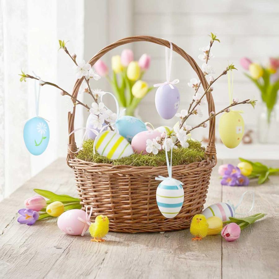 イースター エッグ オーナメント ガーランド セット エッグハント 飾り