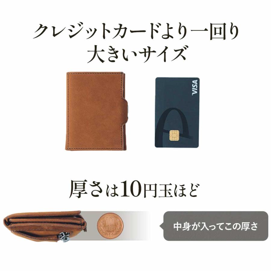 ミニ財布 メンズ ミニウォレット 小さい財布 コンパクト財布 三つ折り