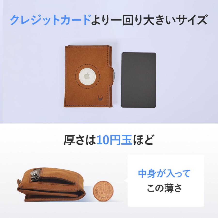 本革 ミニ財布 AirTag 対応 小さい財布 メンズ ミニ エアタグ 本革 ミニ財布 AirTag 対応 小さい財布 メンズ ミニ エアタグ