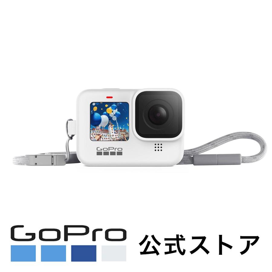 セール特別価格 GoPro公式 スリーブamp;ランヤード ホワイト for HERO9 10 ADSST-002 ゴープロ アクセサリー 純正 国内正規品 品質のいい
