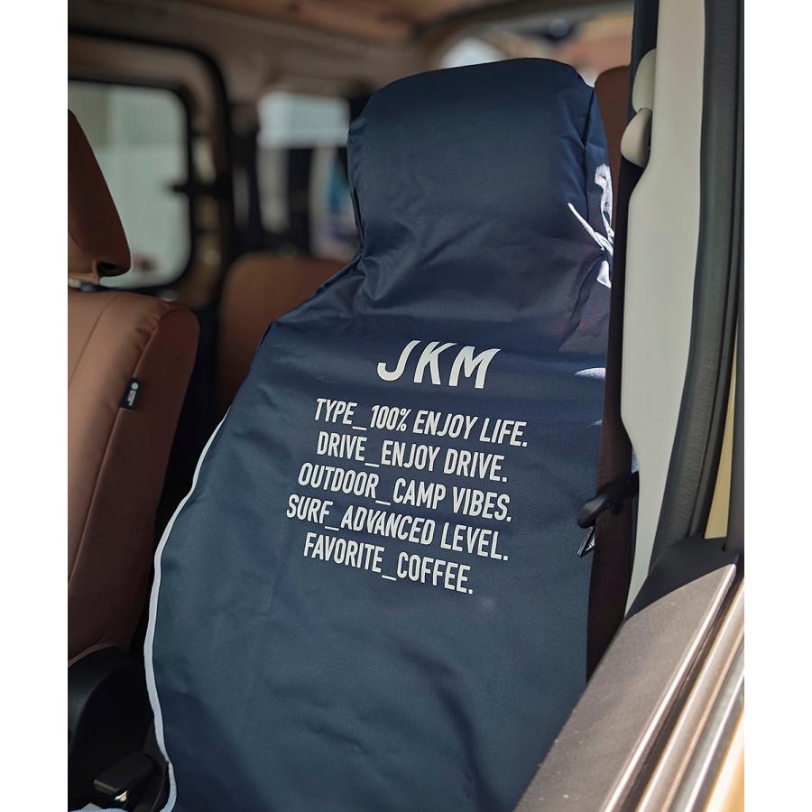 JKM シートカバー 防水 前席用 フロント 車 カー用品 アウトドア