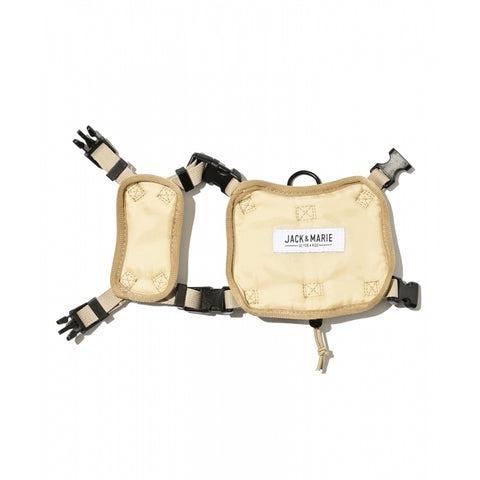 犬用　リード＆ハーネス2点SET❣️ミリタリーBlack＆Blackツートン JACK & MARIE ドッグ タクティカルハーネス : GORDON MILLER