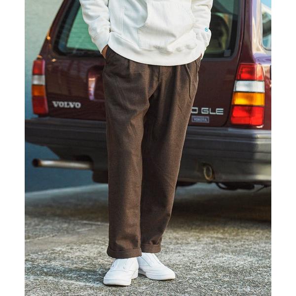 GRAMICCI ウール ブレンド タック テーパード パンツ GRAMICCI ウールブレンドタックテーパードパンツ : GORDON MILLER