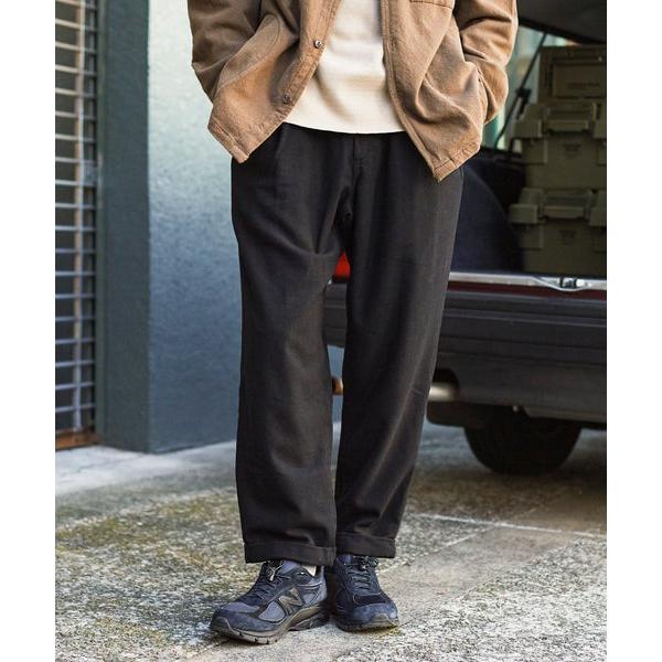 GRAMICCI ウールブレンドタックテーパードパンツ : GORDON MILLER