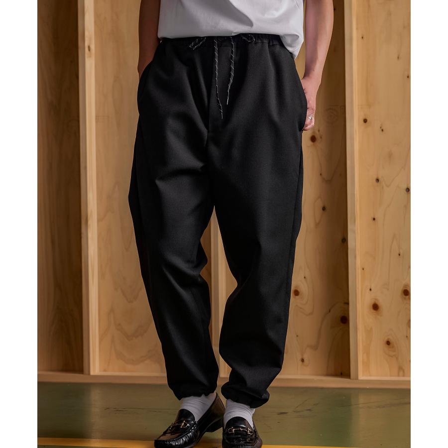 SALE対象】Jack Miller ウールギャバドローストリングパンツ ズボン 長