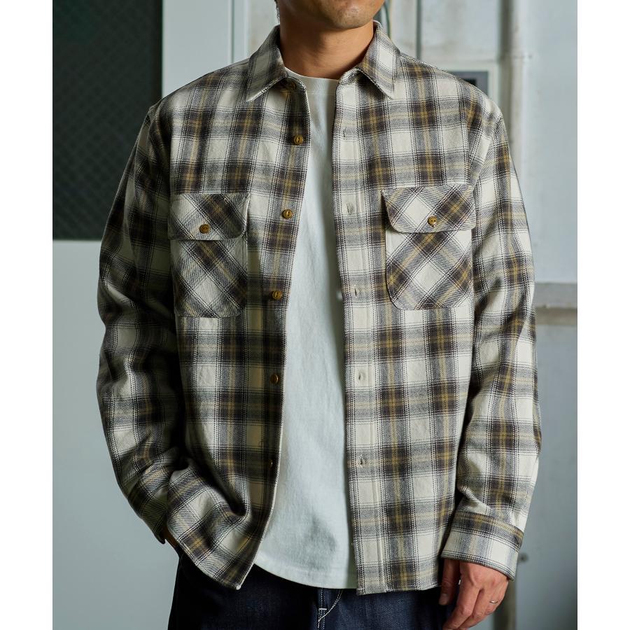 BIG MIKE（ビッグマイク） ヘビーフランネルシャツ : GORDON MILLER