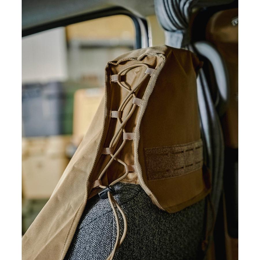 アウトドアマンさま専用 コヨーテ 8号帆布シートカバー 2枚 保護カバー付 ノーブランド 整備士用シートカバー SCM-45 1セット（直送品） - アスクル