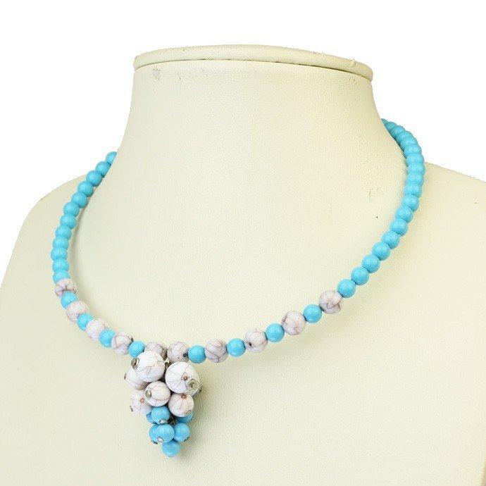 SWAROVSKI（スワロフスキー） ターコイズブルー オメガネックレス 