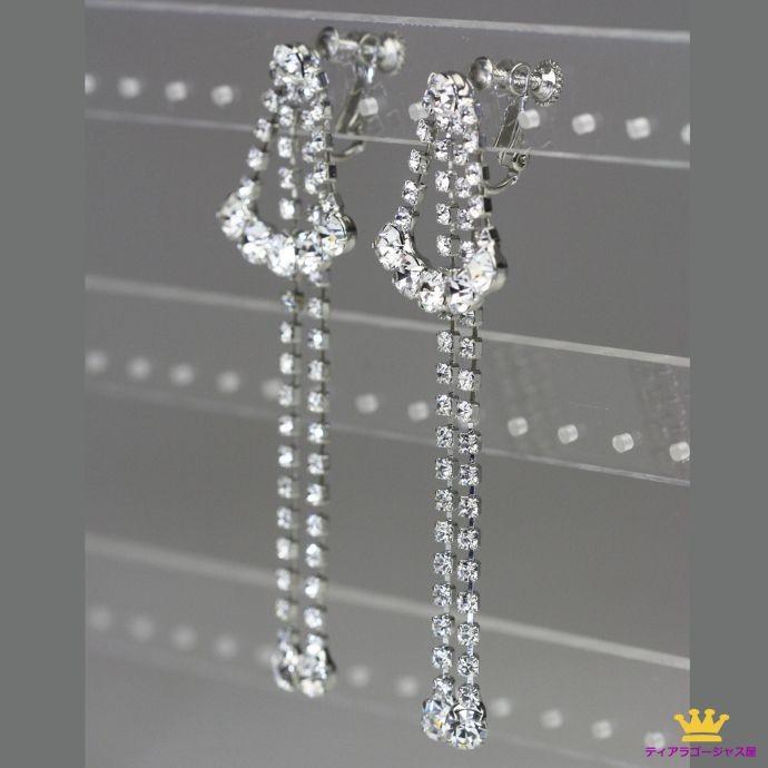 SWAROVSKI（スワロフスキー） イヤリング 痛くない 大ぶり 結婚式 