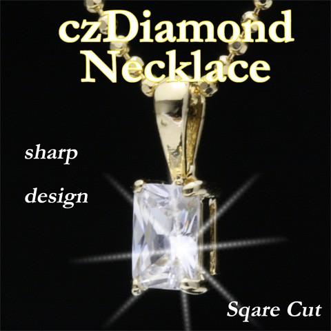 SWAROVSKI（スワロフスキー） ネックレス CZダイヤモンド スクエア 