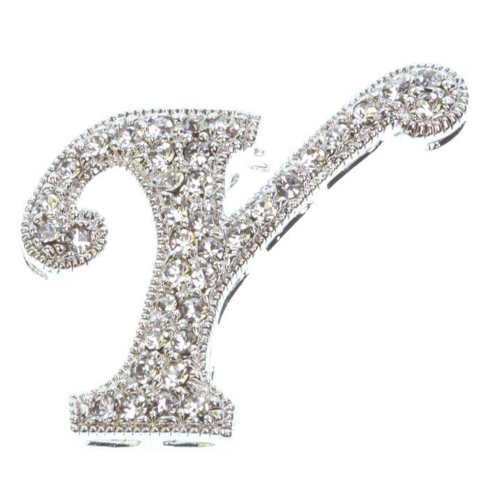 SWAROVSKI（スワロフスキー） ブローチ イニシャル アルファベット