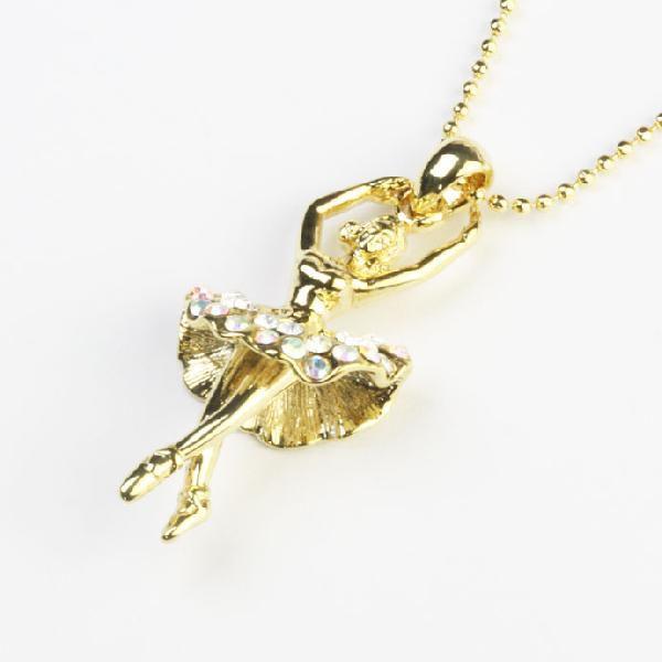 SWAROVSKI ネックレス バレリーナ バレエ チュチュ スワロフスキー 
