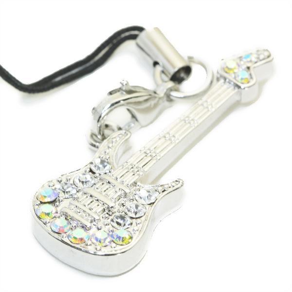 SWAROVSKI（スワロフスキー） 携帯ストラップ エレキギター ベース