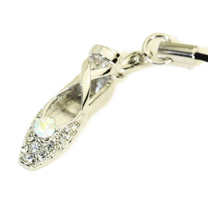 SWAROVSKI（スワロフスキー） 携帯ストラップ トゥシューズ バレエ