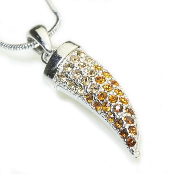 SWAROVSKI（スワロフスキー） 牙モチーフネックレス（小 