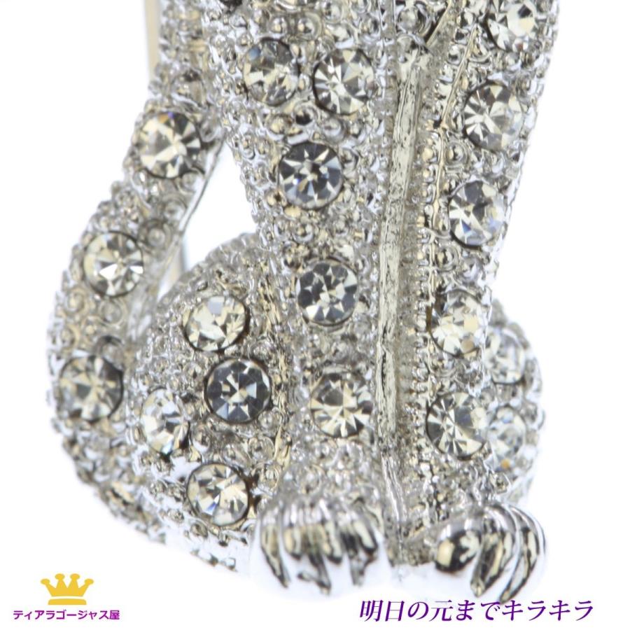 SWAROVSKI（スワロフスキー） ブローチ レディース 猫 ねこ ネコ
