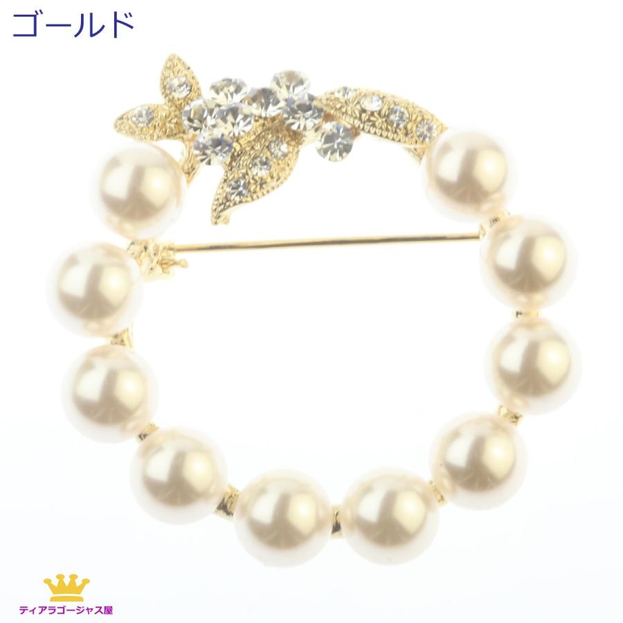 SWAROVSKI（スワロフスキー） ブローチ 卒業式 パール おしゃれ 卒園式