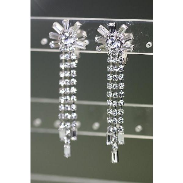 SWAROVSKI イヤリング 痛くない 大ぶり 結婚式 スワロフスキー 