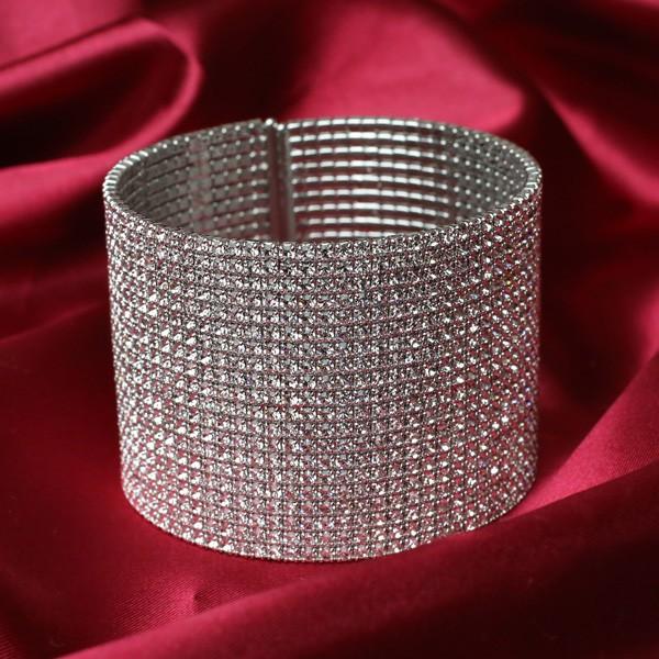 【美品】SWAROVSKI Stone バングル スワロフスキー ブレスレット SWAROVSKI（スワロフスキー） ブレスレット バングル スワロフスキー