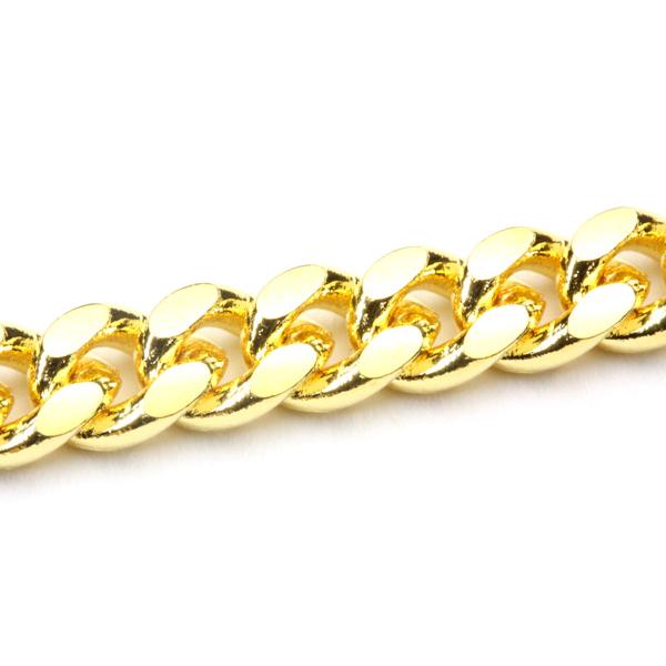 ネックレス necklace メンズ 喜平 ゴールド チェーン ロングネックレス 真鍮 7mm 70cmの画像