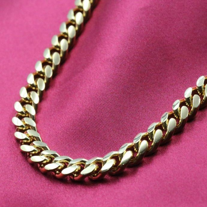 ネックレス necklace メンズ 喜平 ゴールド チェーン ロングネックレス 真鍮 7mm 70cmの画像