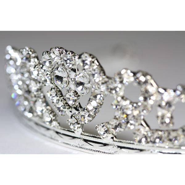 ティアラ 結婚式 ウェディング 髪飾り ヘアアクセサリー ブライダルティアラ スワロフスキーティアラ | SWAROVSKI | 04