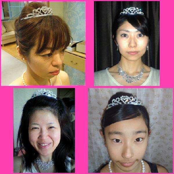 SWAROVSKI ティアラ 結婚式 ウェディング 髪飾り ヘア