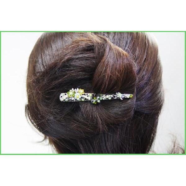 SWAROVSKI バナナクリップ ヘアクリップ 蝶&花 ヘア SWAROVSKI バナナクリップ ヘアクリップ 蝶&花 ヘア