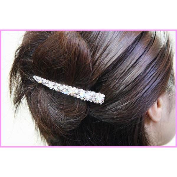 SWAROVSKI（スワロフスキー） バナナクリップ きらきらヘアクリップ