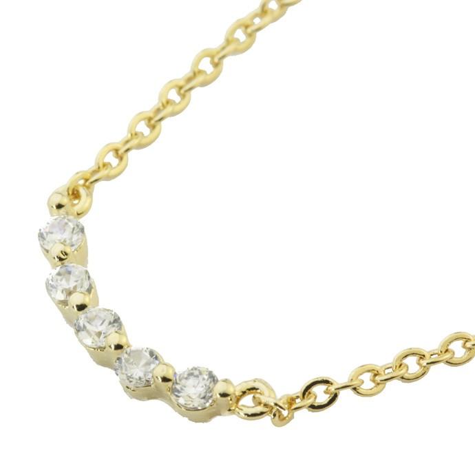 SWAROVSKI（スワロフスキー） ネックレス CZダイヤモンド 5ストーン