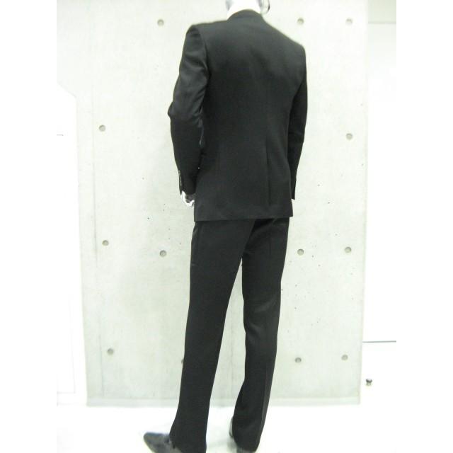 メンズスーツ スリム 細身フォーマルスーツ 礼服メンズ 黒 ブラック