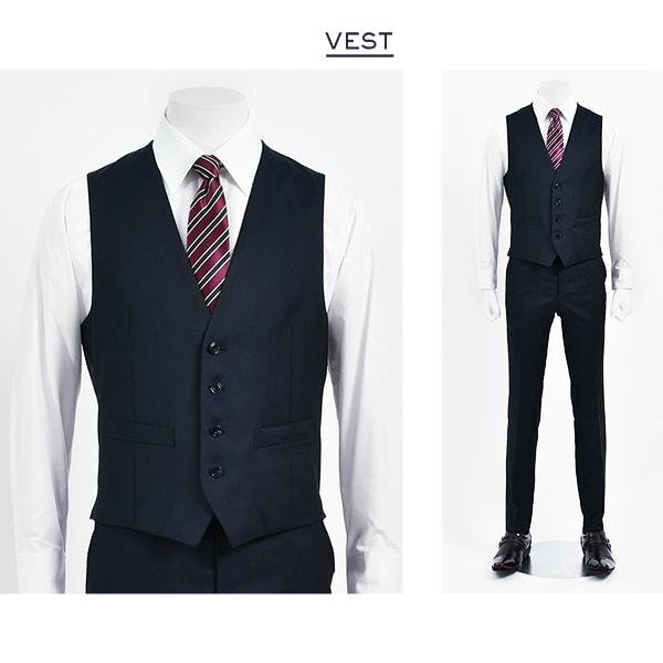 Ficce フィッチェ メンズスーツ スリム ビジネス おしゃれ スリーピース ダークネイビー クロス風柄 秋冬春 30代 40代 50代 流行り メンズスーツ専門店ダーツチープ 通販 Yahoo ショッピング