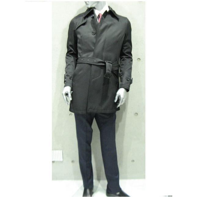 メンズコート ショートコート 秋冬春 ブラック ビジネスコート 通勤コート | 