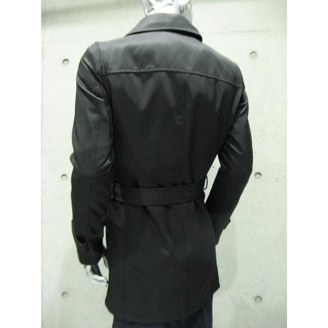 メンズコート ショートコート 秋冬春 ブラック ビジネスコート 通勤コート |  | 02