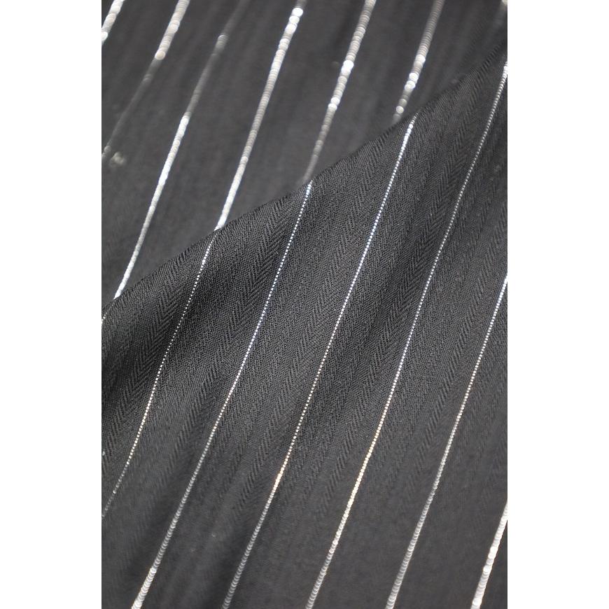 メンズシャツ ドレスシャツ ブラック ストライプ柄 |  | 02