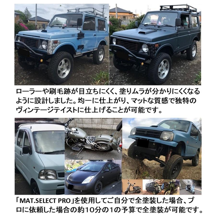 Mat Select Pro 4 1タイプ ローラー用シンナー付 1 4kgセット 各色 塗料800g 硬化剤0g シンナー400g ２液ウレタン艶消し塗料 2m 14kg Rs G Select ジーセレクト Yahoo 店 通販 Yahoo ショッピング