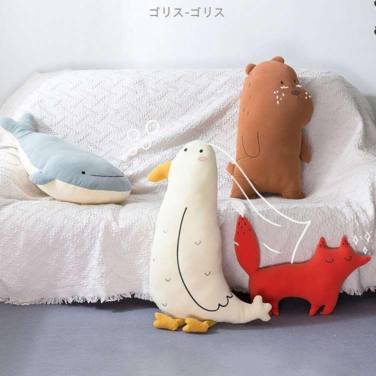 動物 寝枕 枕 抱き枕 ぬいぐるみ おもちゃ 可愛い ぐるみ クッション だきまくら 大きい癒し極上肌触り 柔らかい ぬいぐるみ インテリア 7色 quj ゴリス 通販 Yahoo ショッピング