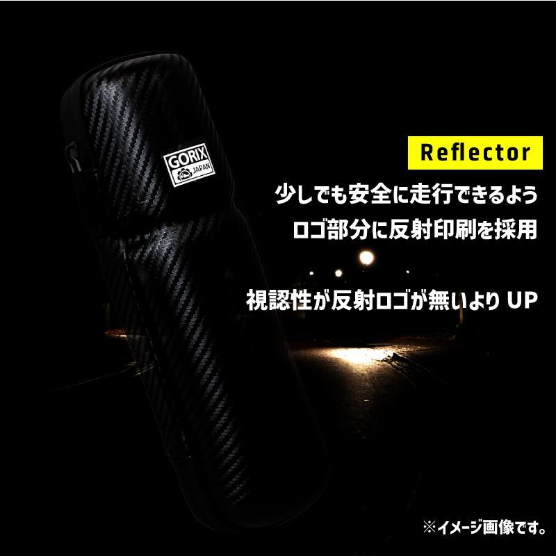 【送料無料】GORIX ゴリックス ツールケース 自転車 ロング25cm プチロング 22.5cm 防水ファスナー ロードバイク カーボンブラック ジップケース | GORIX | 13