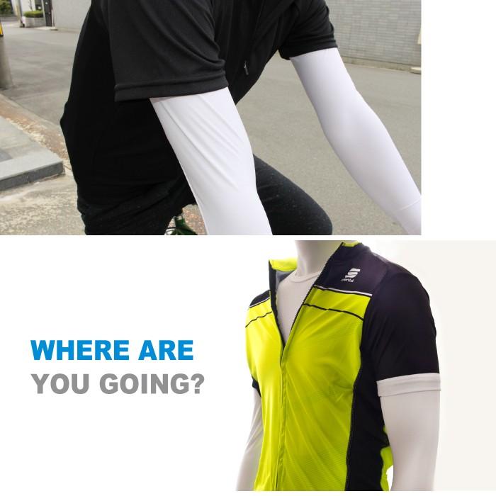 夏 メッシュ インナー 自転車 効果