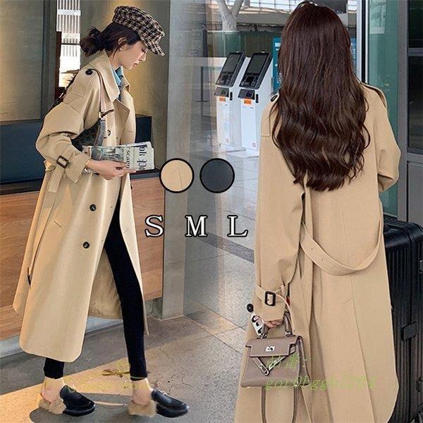 ランキング シンプル 上品 秋冬 無地 レディース トレンチコート ゆったり コート ロング丈 通勤 学生 フォマール スプリングコート カジュアル 体型カバー お洒落 アウター コート アウター Affaires Sociales Gouv Cg