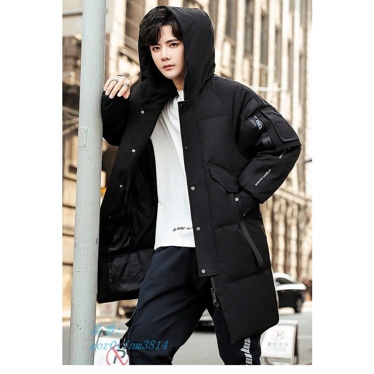 数々のアワードを受賞 ロング丈 メンズ ダウンコート アウトドア アウター 40代 ダウンパーカー 冬服 通勤 軽量 ベンチコート スリム 保温性 防寒服 ビジネスコート コート 韓国風 ダウンコート Color アイボリー Binghamtonhots Com