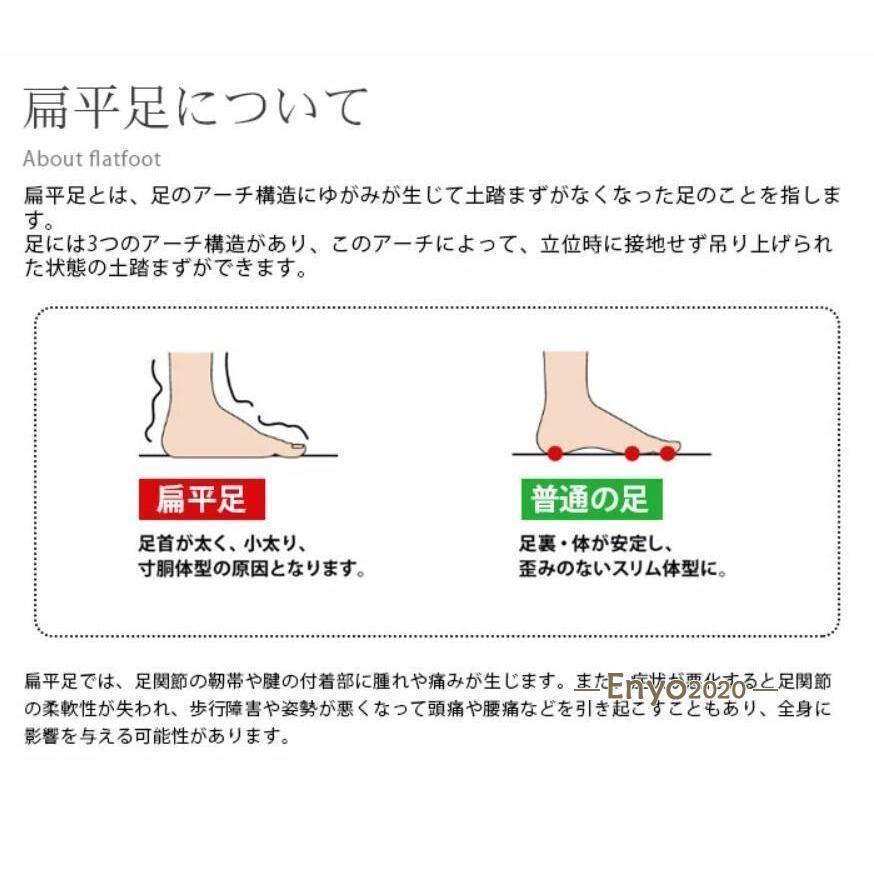 扁平足アーチサポーター シリコン インソール 扁平足矯正 O脚?X脚矯正 足の痛み 足の裏の痛み アーチ型 足のだるさ 足裏 足底アーチサポート 左右2ペア｜goroku｜02