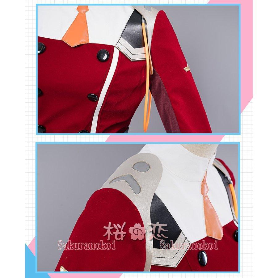 DARLING in the FRANXX 風 ゼロツー風 02制服 戦闘服 コスプレ衣装 文化祭 仮装 ダーリン・イン・ザ・フランキス uw1652｜gos365shop｜06