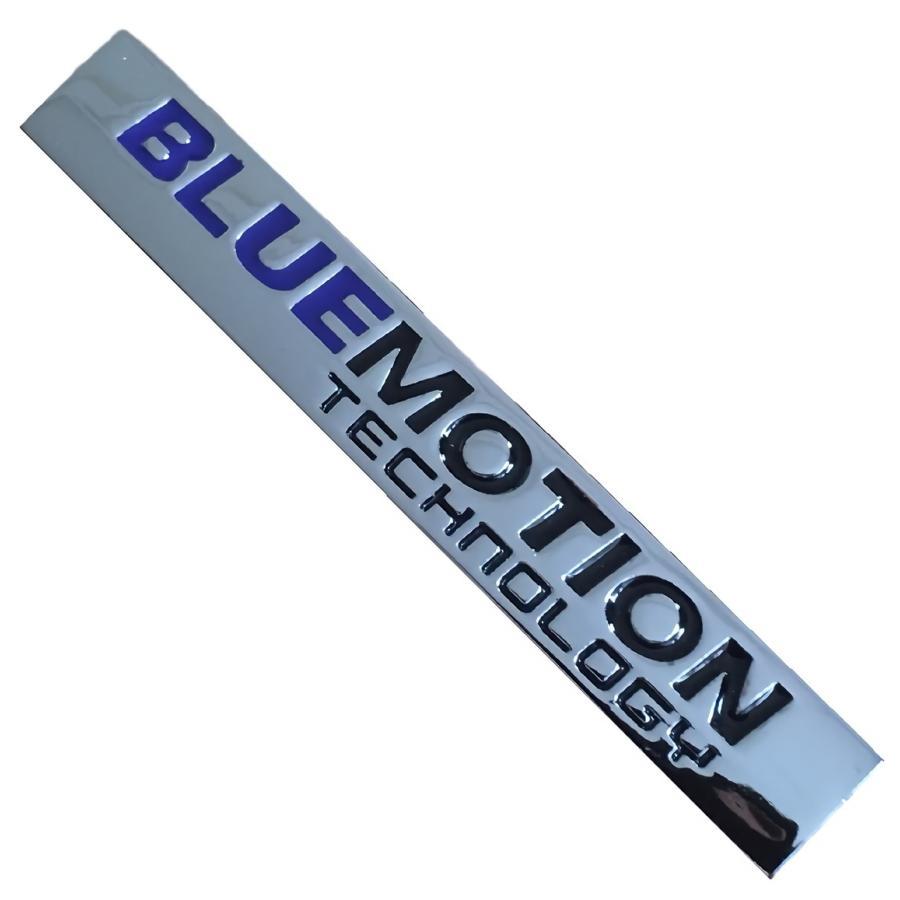 フォルクスワーゲン 社外品 VW BlueMotion ブルーモーション 金属製 メタル エンブレム シール ステッカー ...