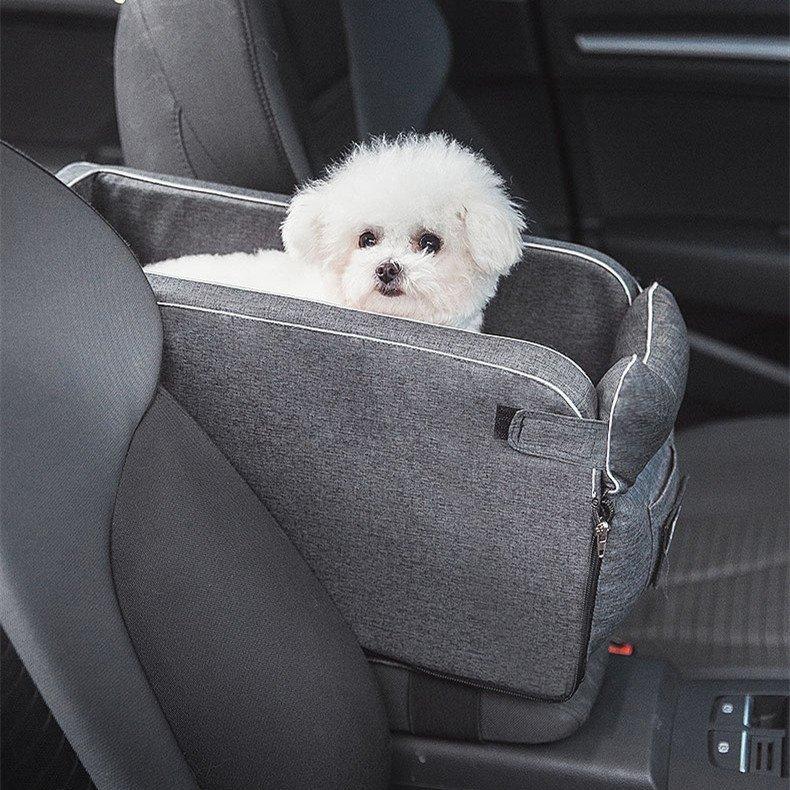 中小型犬ネコドライブ用 犬ベッド 車載 肘掛け アームレスト ペットソファー ペットマット お出かけ 現品 カー用品 車 ドライブ用品 ドライブベッド いぬ 旅行
