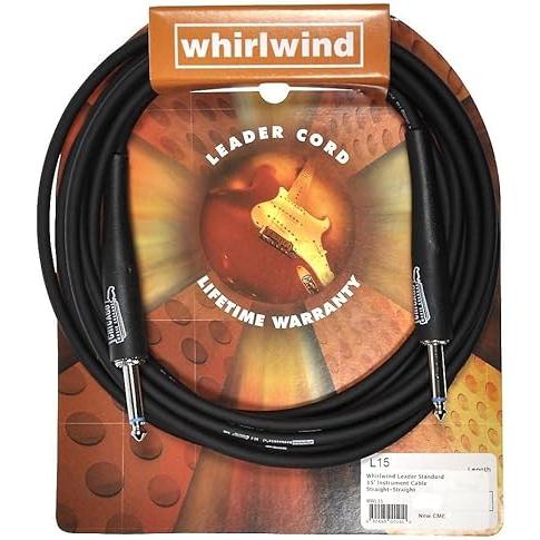 注目ブランド Whirlwind Leader Instrument Cable (Straight， 15 ft) by Whirlwind